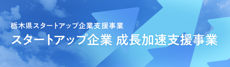 栃木県スタートアップ企業支援事業 | スタートアップ企業成長加速支援事業